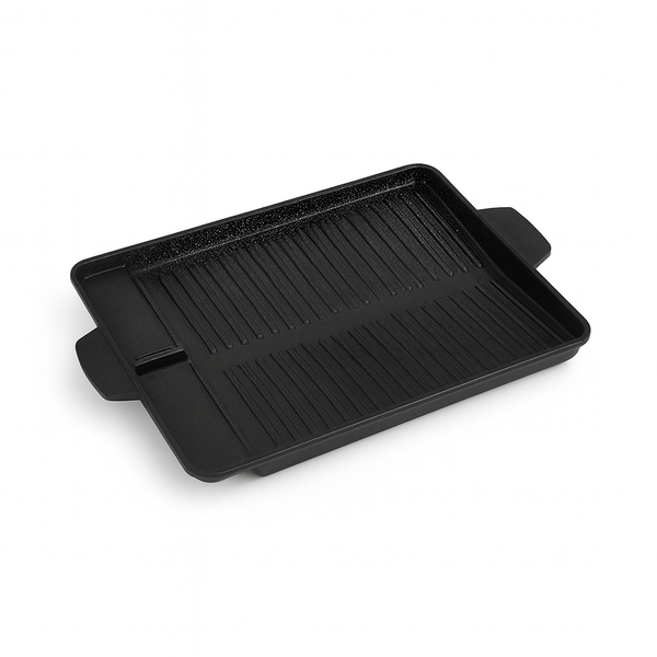 Rectangle Grilling Plate - For Stove Top, Non-Stick
