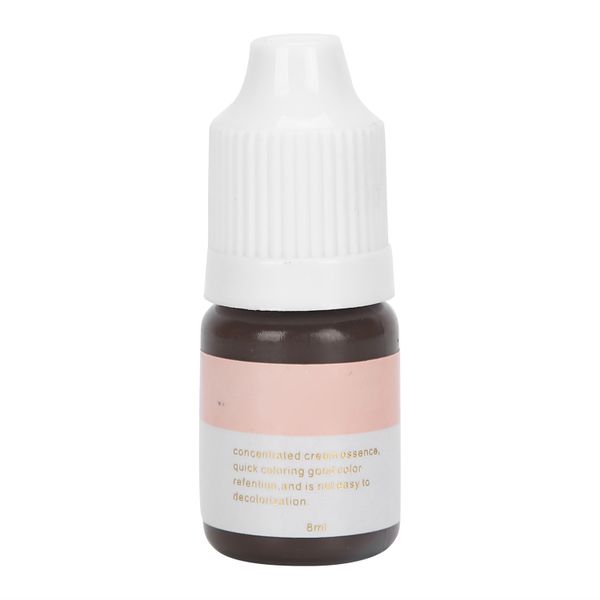 8ml Eyebrow Eyeliner Microblading Pigment Tattoo Machine Ink Dark Coffee