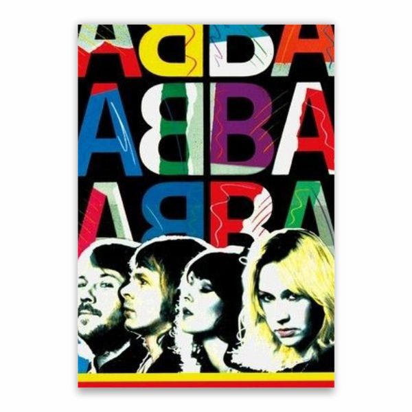 ABBA Colourful Poster - A1