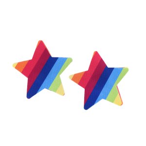 Up-Tape Dazzling Star Nipple Covers - 5-Pair Reusable Nipple Covers