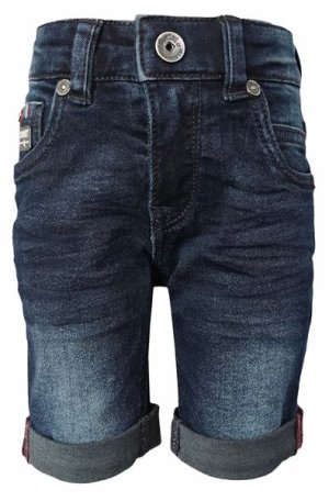 Soviet Radiate Boys Fashion Denim Short - Blue Black