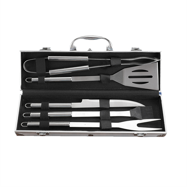 6-Piece Set Stainless Steel Barbecue Equipment Barbecue Set Bbq Party