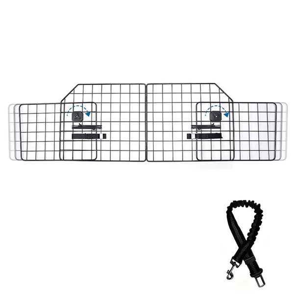 16IN Car Pet Barrier Net for Dog Safety - Trunk Luggage Area Partition Door