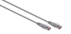 3SIXT 1m Ethernet Cable Cat 6 Round - Grey