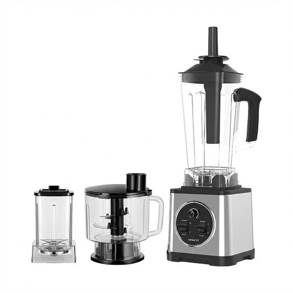 6000W Commercial Heavy Duty Blender 3-in-1 Set with Meat Grinder &amp; Mill