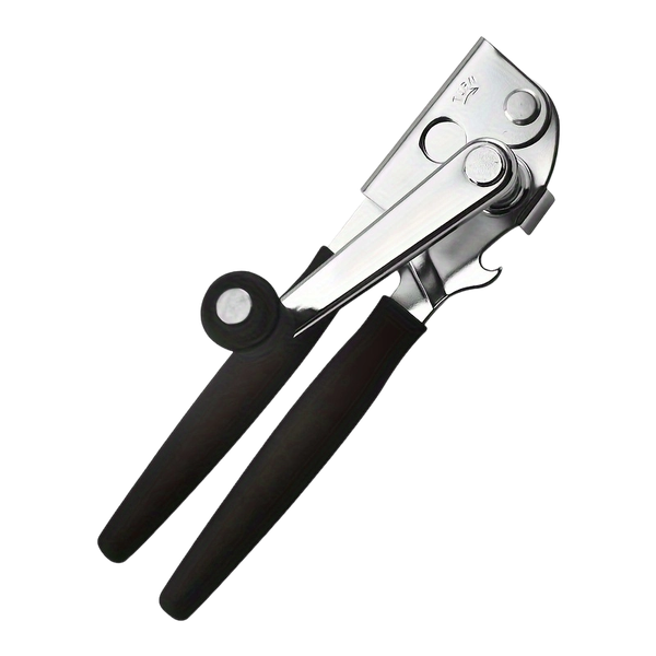 Easy-Grip Manual Can Opener - Safe, No-Slip for Home &amp; Kitchen Use