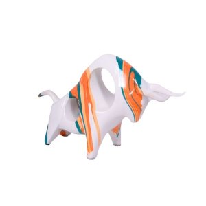 Ceramic Bull Home Decor Ornament