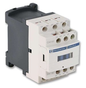 Schnieder, General Purpose Relay, CAD50, Power, 5PST-NO, 24 VDC, 10 A