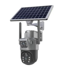 WiFi Camera With Soloar Two Screen Camera Human Detection Security