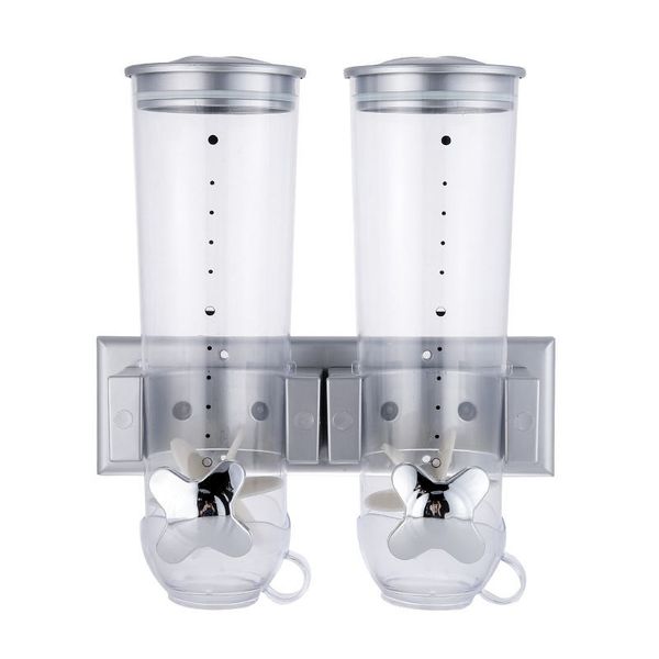 Wall Mount Transparent Cereal Storage Container