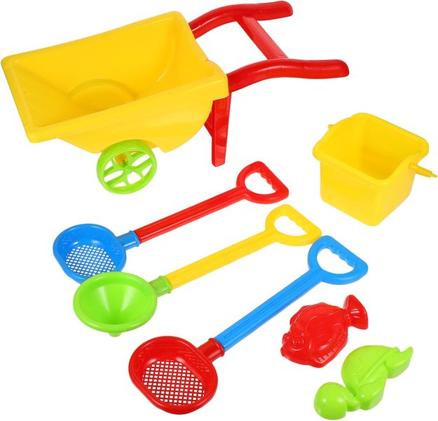 Wheel Barrow Beach Set - 8Piece