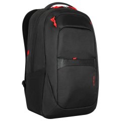 Targus Strike 2 17.3" Gaming Laptop Backpack - Black / Red (Integrated reflective rain cover covers whole of backpack)