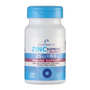 Zinc and selenium 25mg 120 Tablets