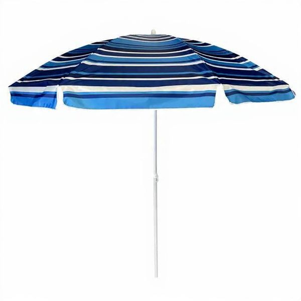 Seagull Tilt/Vent Beach Umbrella - SU225 - Blue and White - 225cm