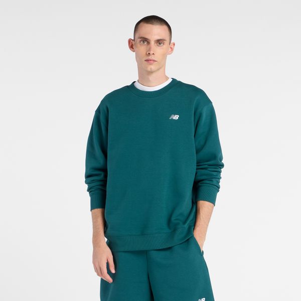 New Balance Men's Brushed Fleece Crew - Green