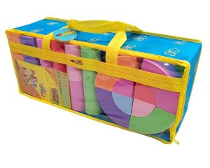 Eva Foam Blocks 52pc Set With Carry Bag - 3.5cm &amp; 5cm Thick - Umlozi