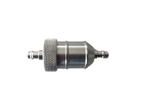 Racecraft In-Line Fuel Filter - Silver