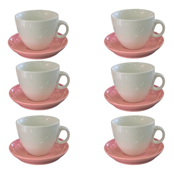 6 Piece Cup And Saucer Kitchen Essential