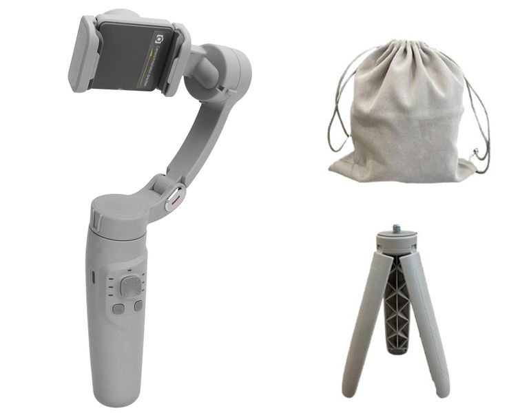 Smartphone 3-Axis Gimbal Stabilizer &amp; Tripod For Streaming &amp; Videography