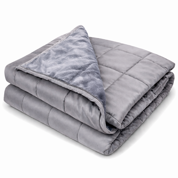 Earthmelon Bamboo/Minky Dual Sided Weighted Blanket - 150cm x 200cm