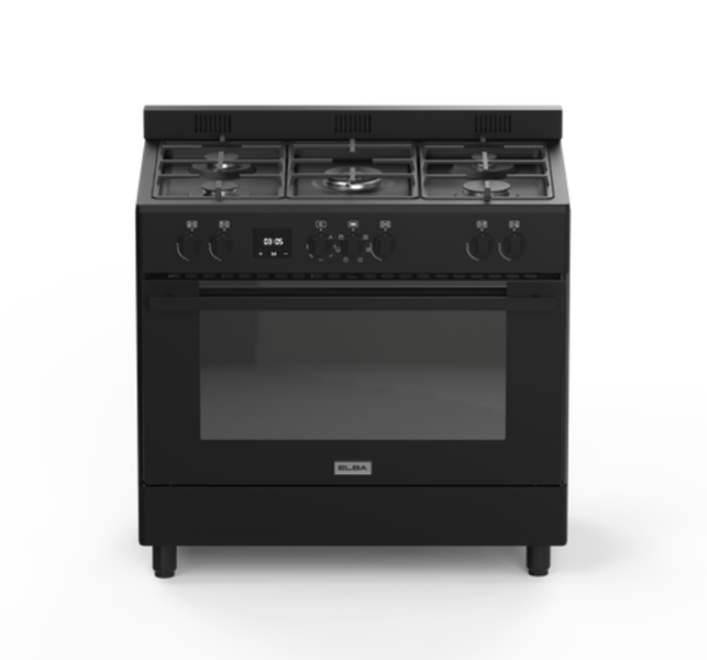 Elba 04/9S4EX872MB - 5 Burner Gas Stove Electric Multifunction Oven 90cm