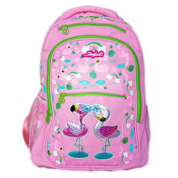 Skylar Flamingo Backpack With Computer Compartment