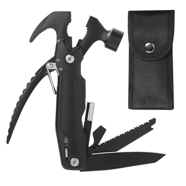17-in-1 Stainless Steel Multitool Hammer Knife for Camping &amp; Survival