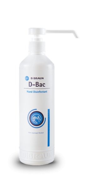 B/Braun D-Bac Hand Disinfectant 500ml Pump