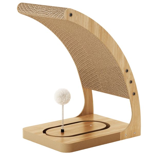 Cat Scratcher Cat Scratch Pad Vertical Wall Mounted with Ball Toy