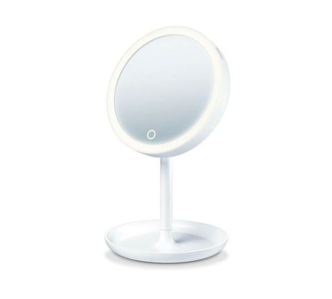 USB Rechargeable LED Vanity Mirror Desktop Compact Makeup Mirror with Light