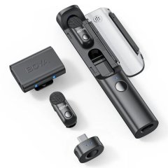 Boya Magic-03 AI-Powered Wireless Mic System Compatible with USB-C &amp; 3.5mm Devices
