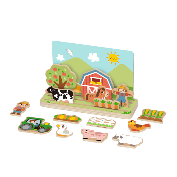 hi Pando - Pretend &amp; Play - Wooden Space &amp; Distance Learning Game - 22pcs