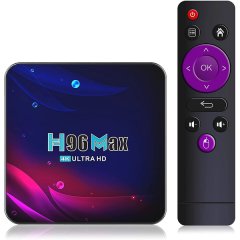 Android TV Box H96Max Set-Top Box for home TV network Black