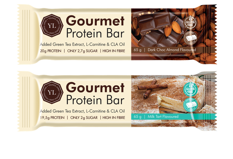 Gourmet Protein Bar - Dark Choc &amp; Milk Tart | 65g (6-Pack) | YL
