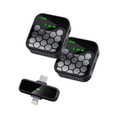 2.4GHz Interviews, and Live Show Wireless Mobile Lavalier Microphone
