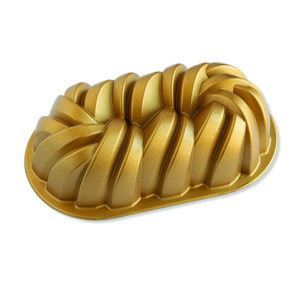 Nordic Ware 75th Anniversary Braided Loaf Pan - Heavy-Duty Cast Aluminum