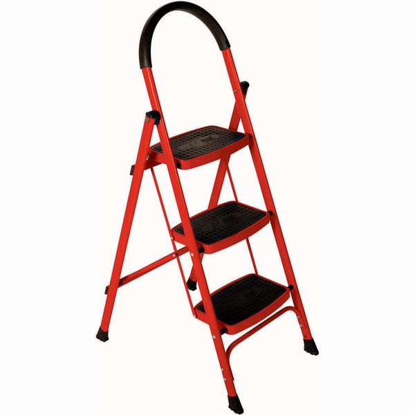 Square Four Legged 3 Step Ladder