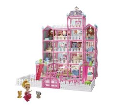 275-Piece DIY Princess Dollhouse Castle Playset