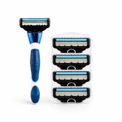 Stubb Titan 5 Five-Blade Men's Razor with 5 Cartridges