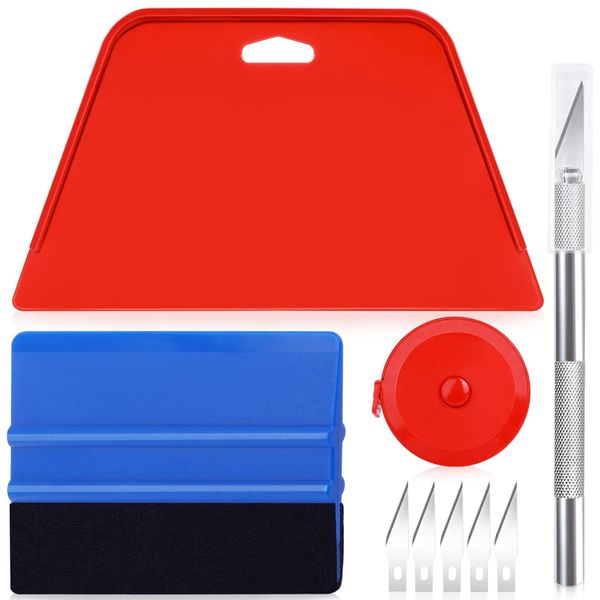 Wallpaper Tools Kit Peel &amp; Stick Wallpaper Vinyl Window Film Smoothing Set