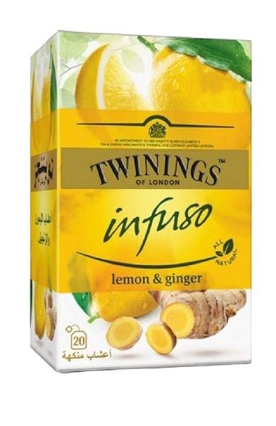 Twinings - Infuso Lemon &amp; Ginger Teabags 20's