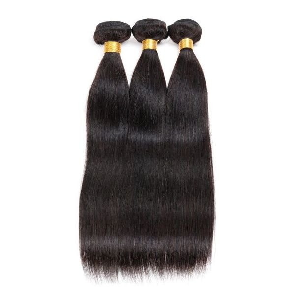 3 Bundles Straight 10A Virgin Brazilian Hair-12 inch