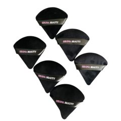 Serina Beauty Reusable Triangle Powder Puff - Soft Plush Mini Sponges-6 Piece