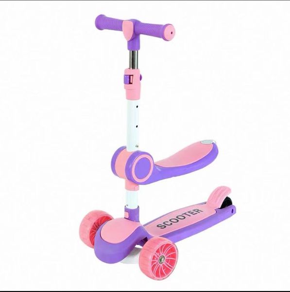 Foldable 3-Wheeled Scooter for Kids 3-10 Years