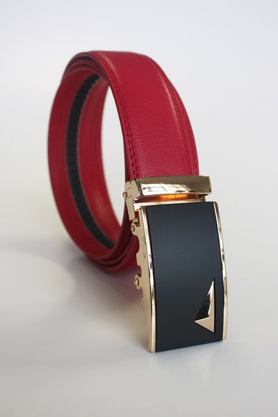 Click Belts Axe Buckle Plus Red Strap