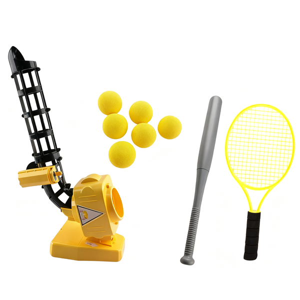 Automatic Adjustable 2-in-1 Baseball and Tennis Pitcher Toy for Kids - Gift