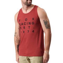 Fox Men's Est Tank - Scarlett