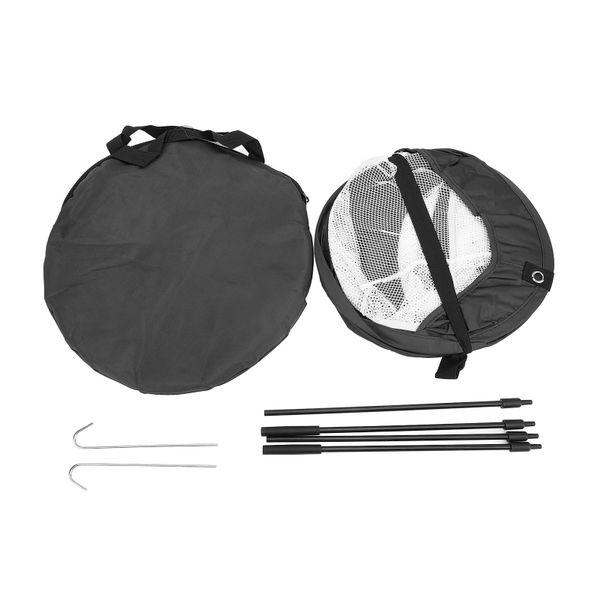 Foldable Golf Chipping Net Nylon Target Black