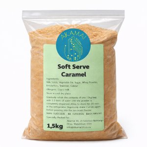 Soft Serve Powder Premix - Caramel Flavour - Makes 5kg, Long Shelf Life