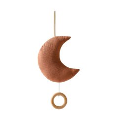 Moon Drawstring Music Box - Cinnamon